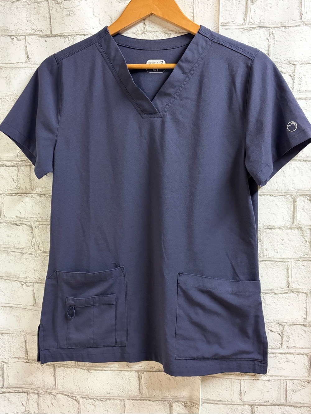 Nurse Scrub Top Health Pro Purple/Blue